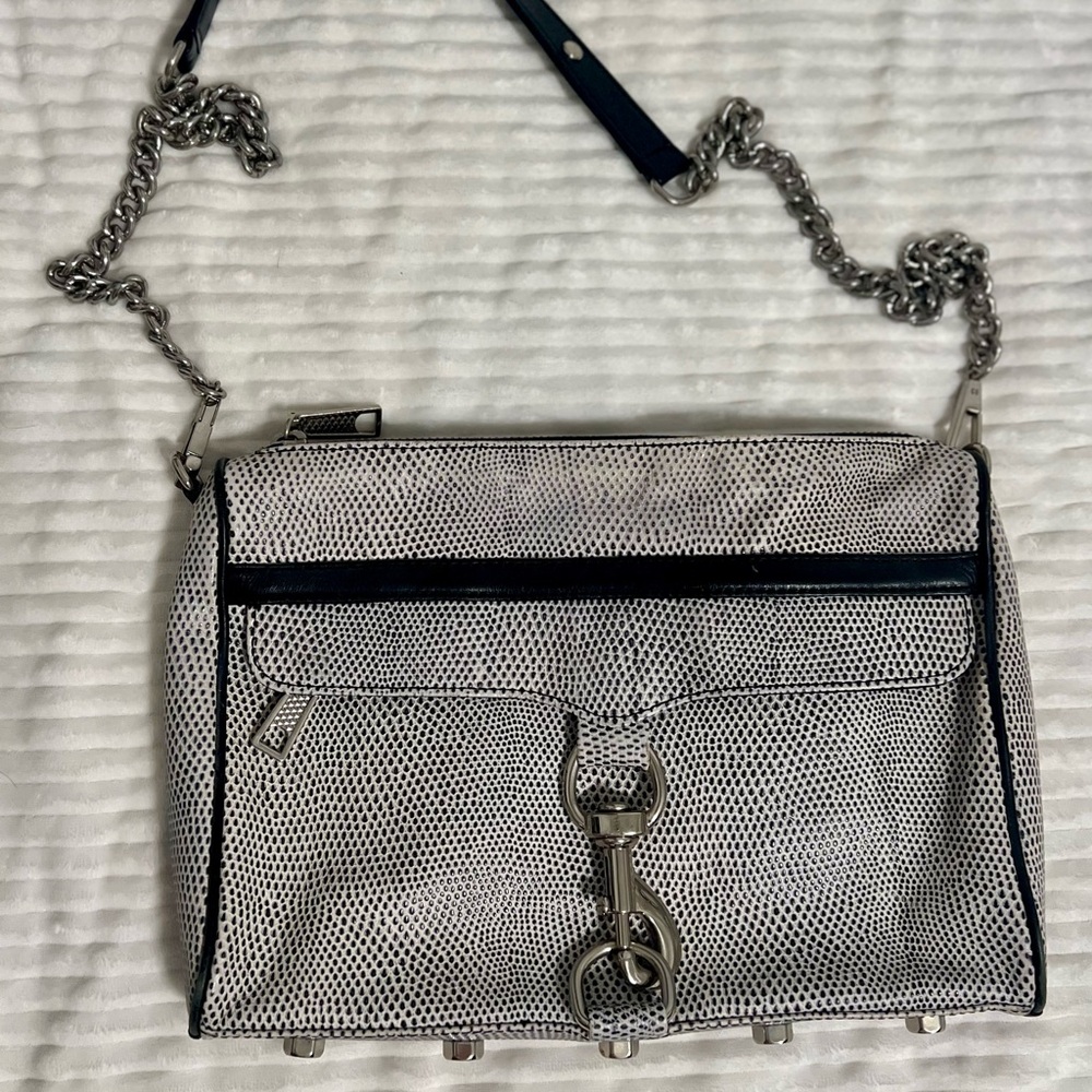 Rebecca Minkoff Black and White Crossbody Bag